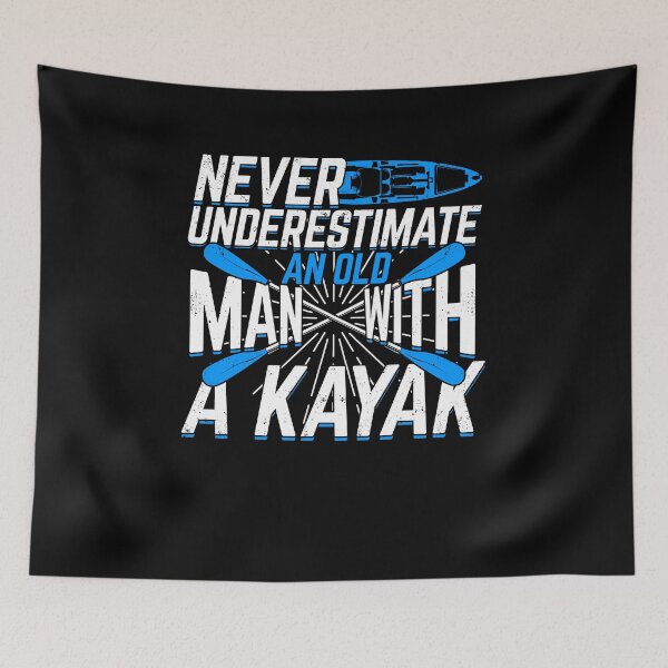 Item preview, Never Underestimate An Old Man With A Kayak  designed and sold by Marcid95.