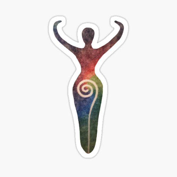 Spiral Goddess Stickers for Sale