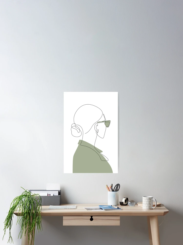 Thumbnail 2 of 3, Poster, Matcha Style Line designed and sold by ExplicitDesign.