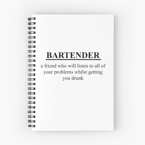 Item preview, Funny Bartender Definition designed and sold by Swarno.