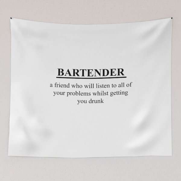 Item preview, Funny Bartender Definition designed and sold by Swarno.