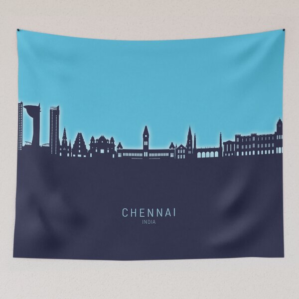 Item preview, Chennai Skyline India designed and sold by ArtPrints.