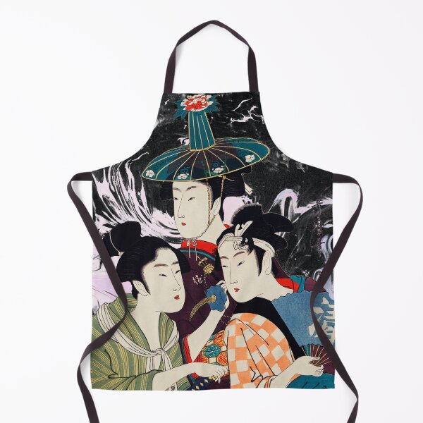 Item preview, Japanese Women In Traditional Clothing Utamaro Kitagawa designed and sold by Beluved.