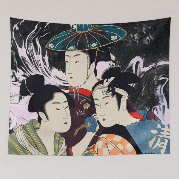Item preview, Japanese Women In Traditional Clothing Utamaro Kitagawa designed and sold by Beluved.