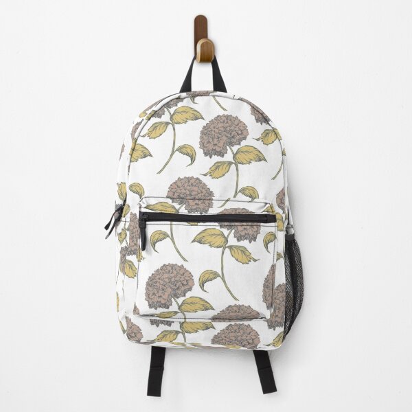 Item preview, Hydrangea Vintage Floral Pattern Brown and Gold designed and sold by jeff-jones.
