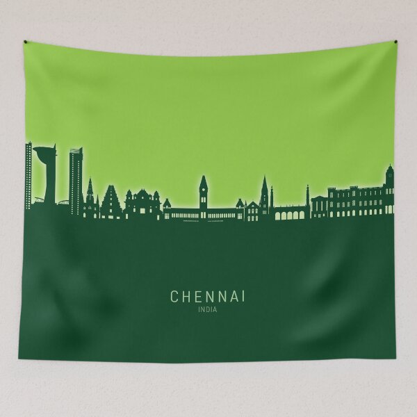 Item preview, Chennai Skyline India designed and sold by ArtPrints.