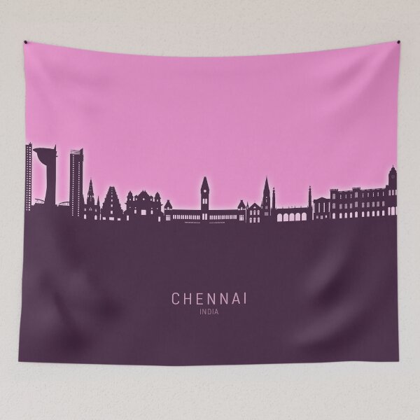 Item preview, Chennai Skyline India designed and sold by ArtPrints.