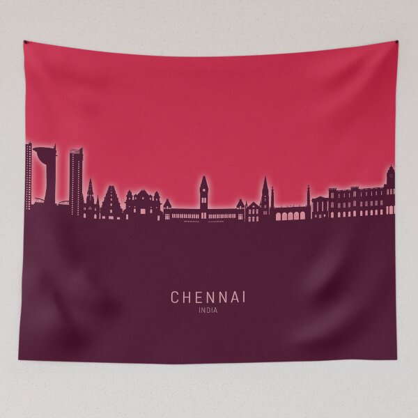 Item preview, Chennai Skyline India designed and sold by ArtPrints.