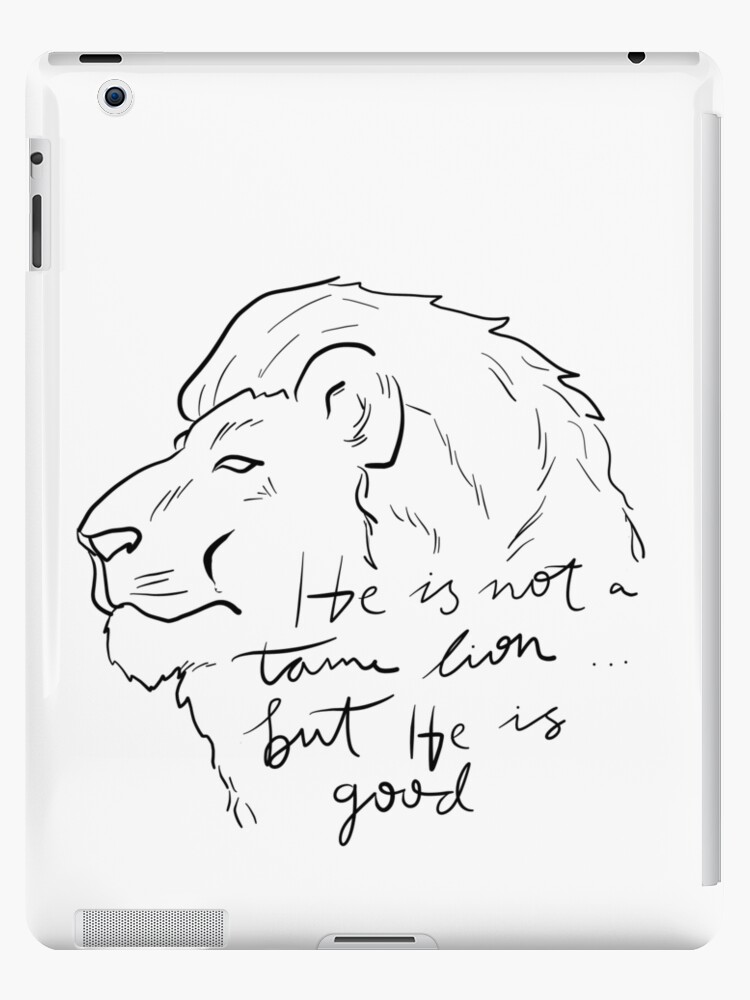 Aslan Narnia CS Lewis Quote | iPad Case & Skin