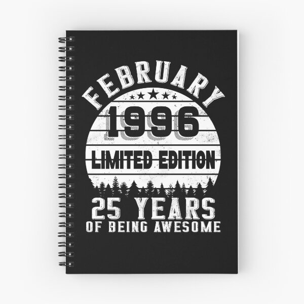 Item preview, 25th Birthday 25 Years Born In 1996 February designed and sold by Renergie.
