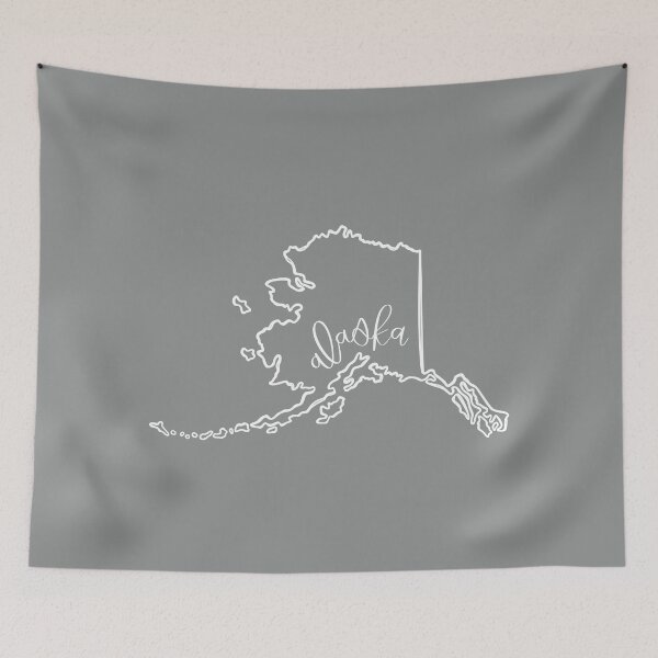 Item preview, Alaska State Outline designed and sold by ahandsomecarrot.