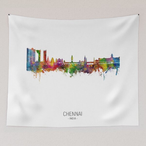 Item preview, Chennai Skyline India designed and sold by ArtPrints.