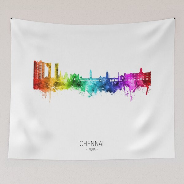 Item preview, Chennai Skyline India designed and sold by ArtPrints.