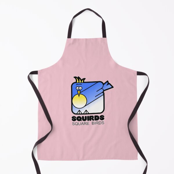 Item preview, Retro Minimalist Square Bird Blue Jay Squirds Pink designed and sold by Quooki.