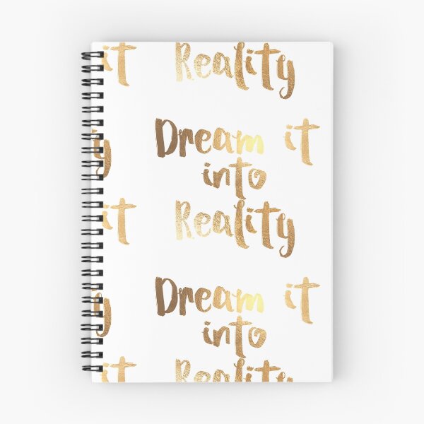 Item preview, Dream it into Reality in faux gold designed and sold by PixDezines.