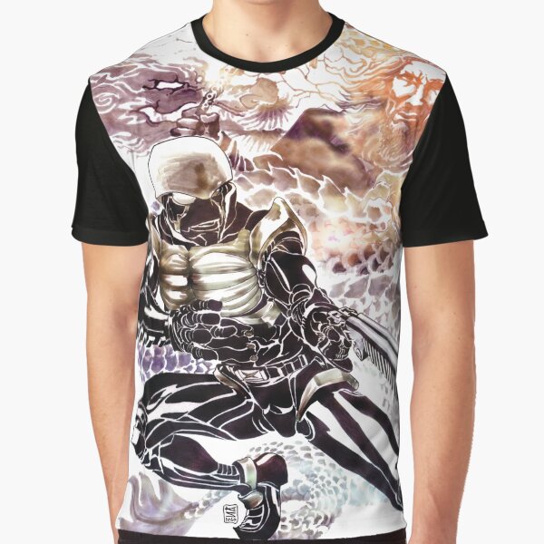 Hakaida Black Graphic T-Shirt