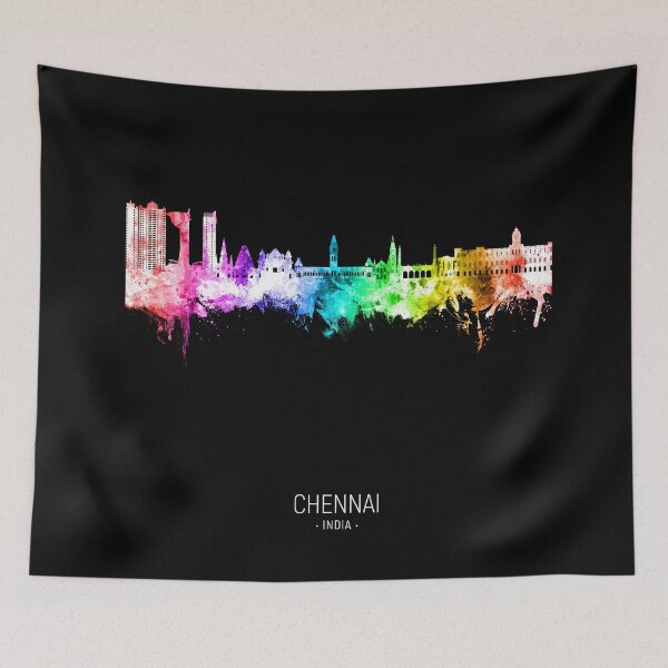 Item preview, Chennai Skyline India designed and sold by ArtPrints.