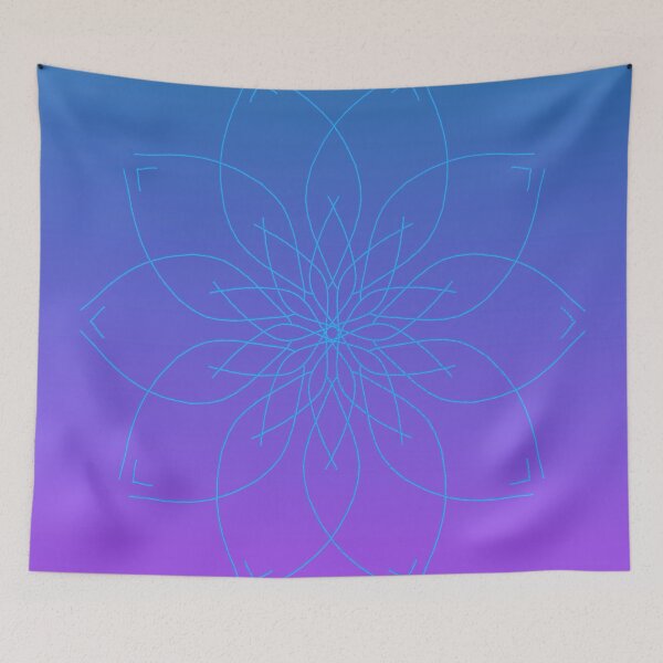 Item preview, Blueflower magik mandala designed and sold by nelllkata.