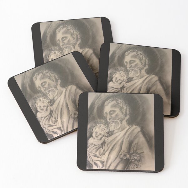 Item preview, St. Joseph and Child Jesus statue designed and sold by paintingsbyk.