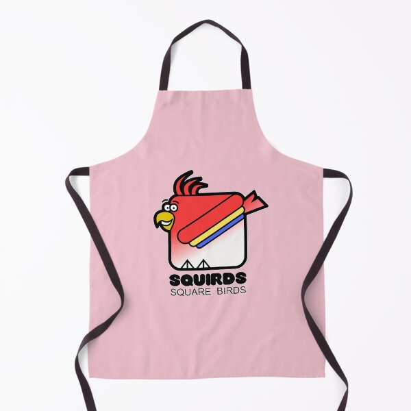 Item preview, Square Bird Parrot Retro Minimalist Squirds Pink designed and sold by Quooki.