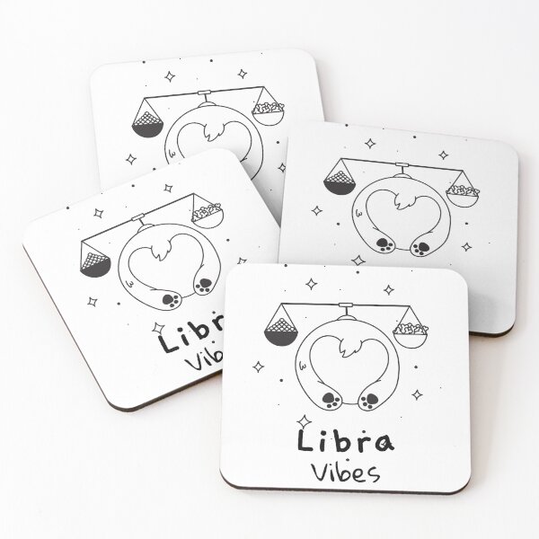 Item preview, Libra Vibes Dogs Of The Zodiac designed and sold by LadyZodiac.