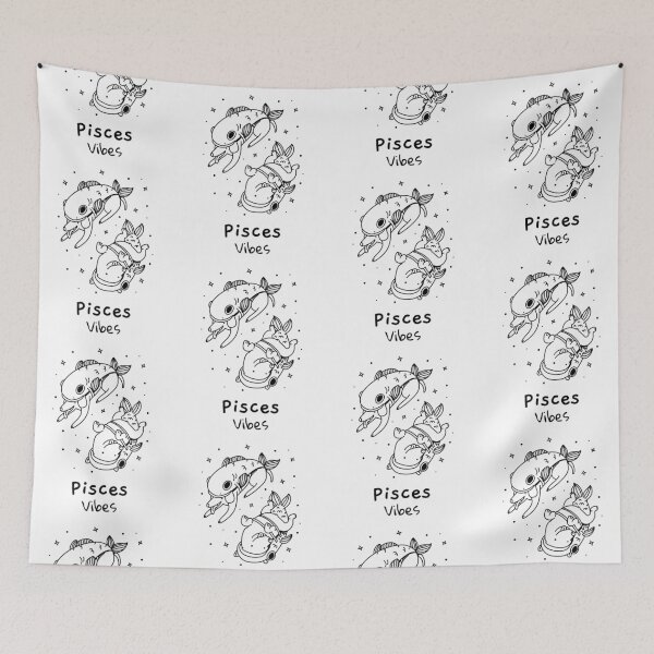 Item preview, Pisces Vibes Dogs Of The Zodiac designed and sold by LadyZodiac.