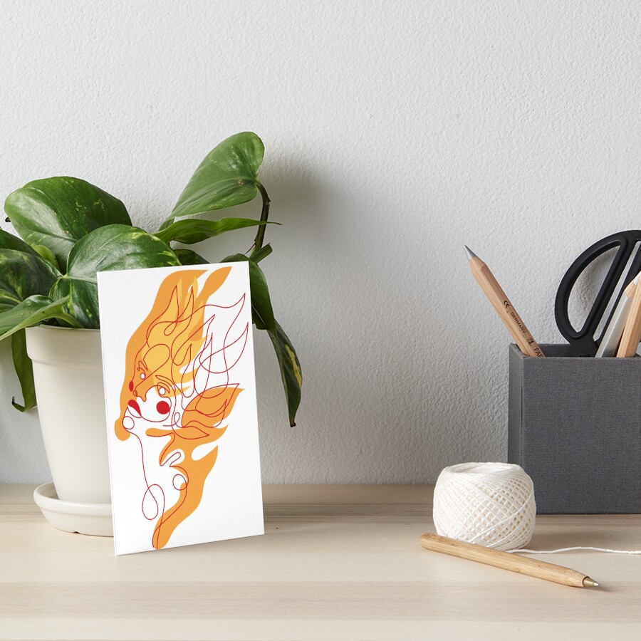 Item preview, Art Board Print designed and sold by Lineastic.