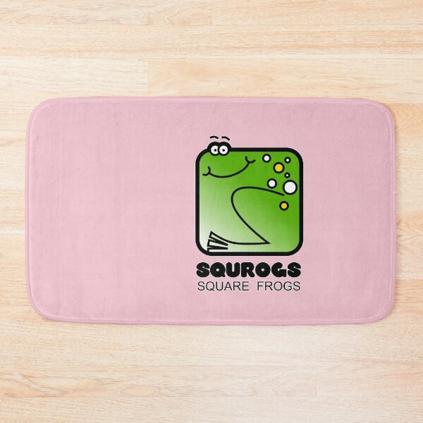 Item preview, Square Frog Retro Minimalist Squrogs Pink designed and sold by Quooki.