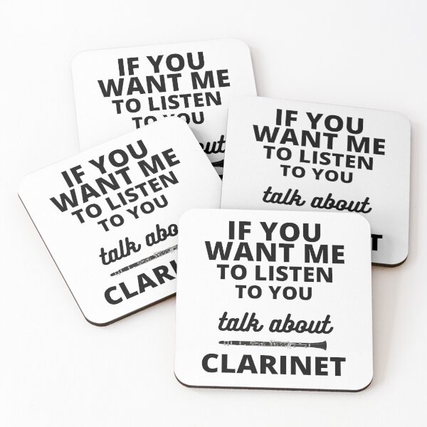 Item preview, If You Want Me To Listen To You Talk About CLARINET designed and sold by BRBShop.