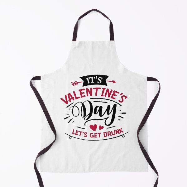 Item preview, It's Valentine's Day Let's Get Drunk Funny Anti-Valentine's Day Quote designed and sold by Briekel.