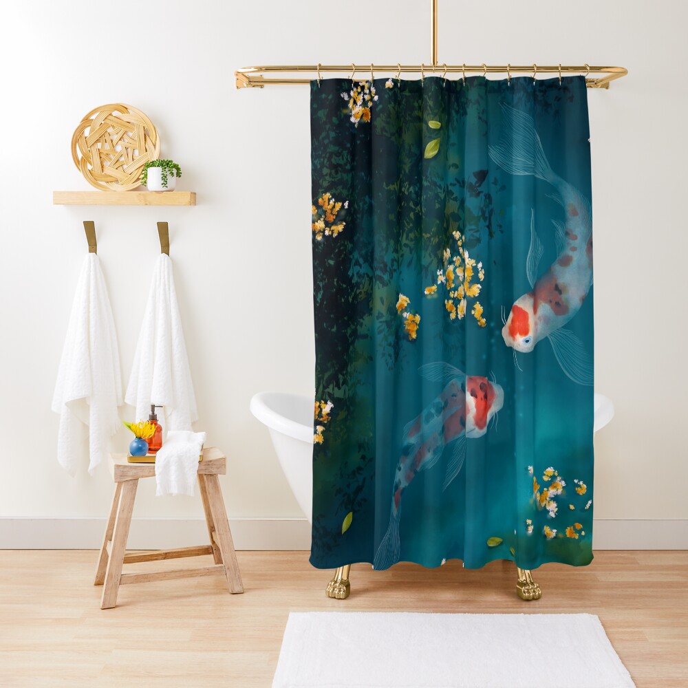 Koi Carps Shower Curtain