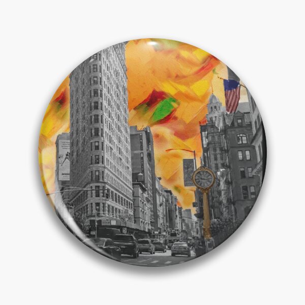 Item preview,  Flatiron Building in New York - Urban Art Style designed and sold by Hidden  Style Store.