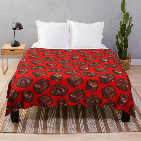 Item preview, Chocolate Box Chocolate Pattern - Red designed and sold by Kelly Gilleran.