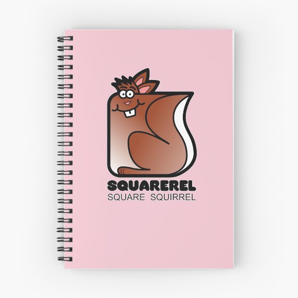 Item preview, Square Squirrel Retro Minimalist Squarerel Pink designed and sold by Quooki.