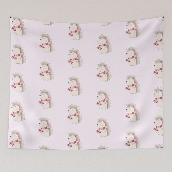 Item preview, Lil’ Valentine Hedgehog Girl Pink designed and sold by arterburnandco.