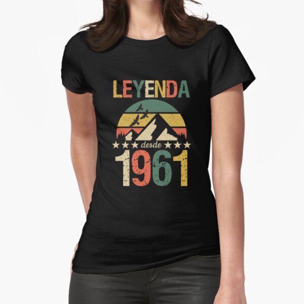 Leyenda Desde 1961 | Nacido en 1961 60 Años Cumpleaños Regalo de 60 Años Camiseta entallada