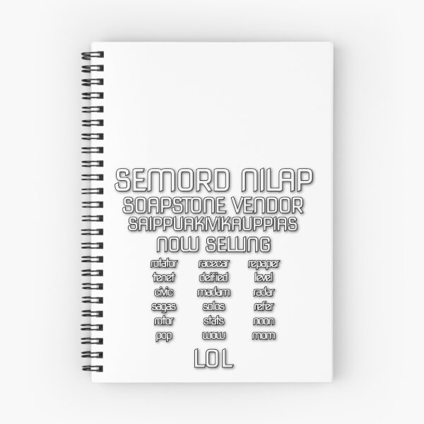 Item preview, Palindromes are fun! designed and sold by BigRedInclusive.