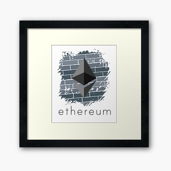 Artikel-Vorschau von Ethereum ETH Wall Kryptowährung HODL Blockchain Investor, designt und verkauft von trendo.