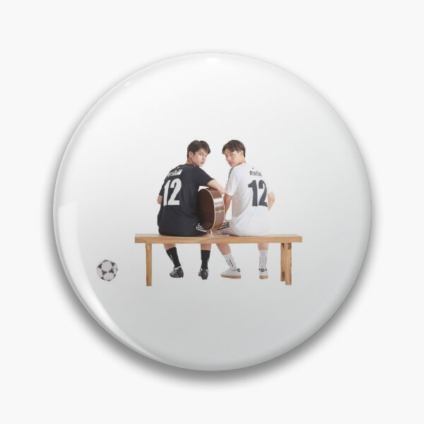Item preview, Bright and Win - Sarawat and Tine sitting in a bench designed and sold by fandom  crazy.