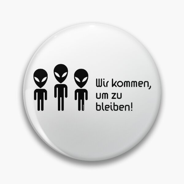 Item preview, We are coming to stay! (Science Fiction Alien / Black) designed and sold by Roderix.
