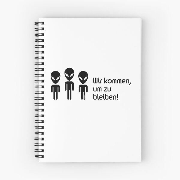 Item preview, We are coming to stay! (Science Fiction Alien / Black) designed and sold by Roderix.