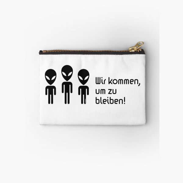 Item preview, We are coming to stay! (Science Fiction Alien / Black) designed and sold by Roderix.