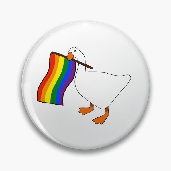 Gay Goose Pride Pin