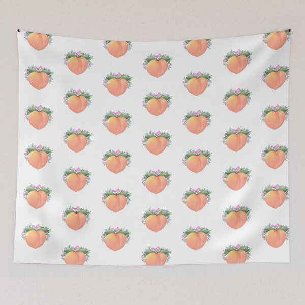 Item preview, Peach Floral Pattern, Blooming Peach, Happy Peach designed and sold by Warenae.