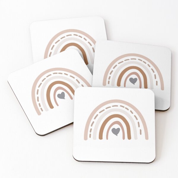 Item preview, Boho Minimalist Valentines Rainbow designed and sold by OnlyAnArtist.
