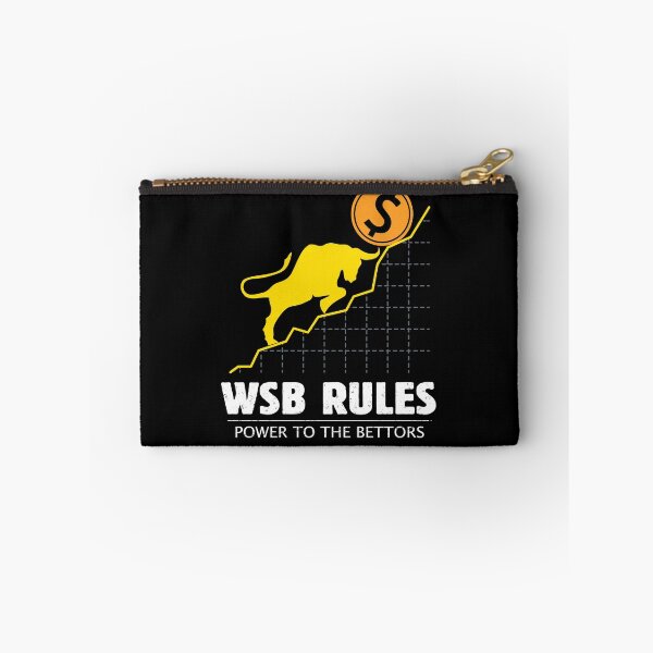 Item preview, WSB Rules - Power to the Bettor - Wall Street Investor and Trader Stock Market Bets - Funny Wall Street Memes Vintage Design designed and sold by WG-Factory.