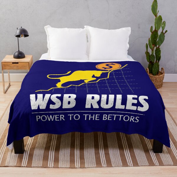 Item preview, WSB Rules - Power to the Bettor - Wall Street Investor and Trader Stock Market Bets - Funny Wall Street Memes Vintage Design designed and sold by WG-Factory.