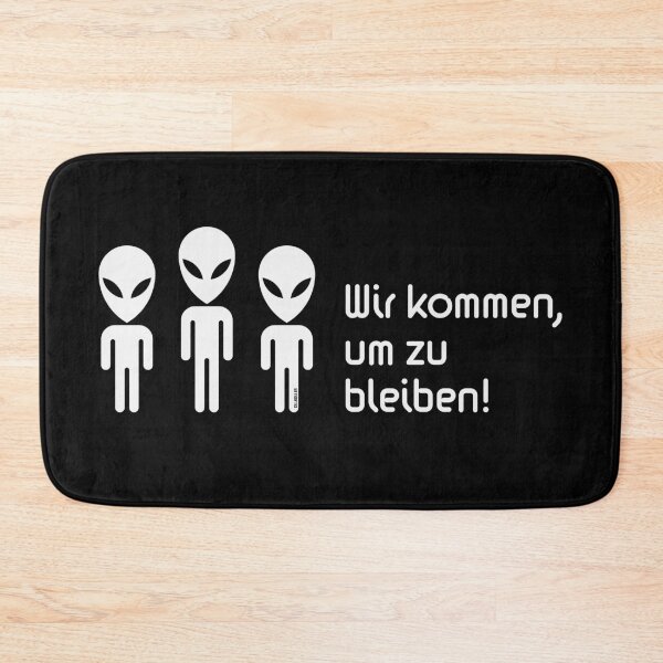Item preview, We are coming to stay! (Science Fiction Alien / White) designed and sold by Roderix.