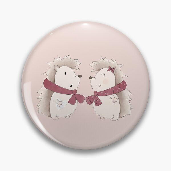 Item preview, Lil’ Valentine Hedgehog Couple designed and sold by arterburnandco.