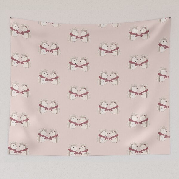 Item preview, Lil’ Valentine Hedgehog Couple designed and sold by arterburnandco.